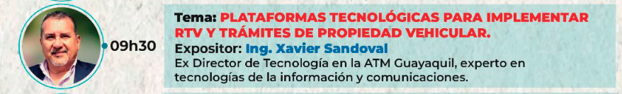 Expositor Xavier Sandoval